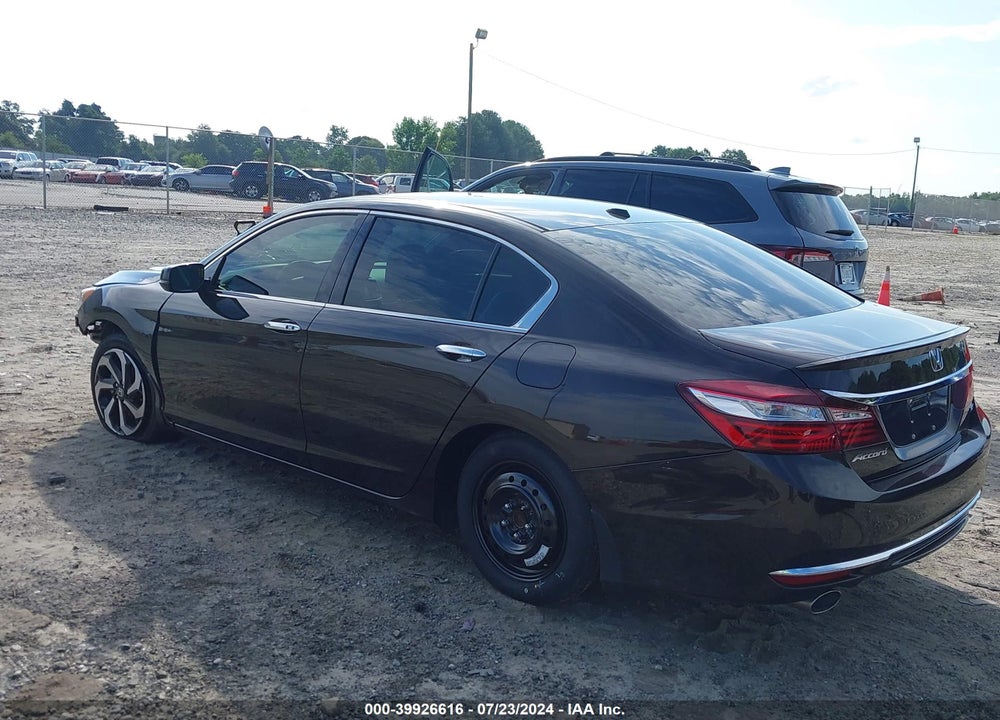 2017 HONDA ACCORD EX-L V6 VIN: 1HGCR3F09HA012196