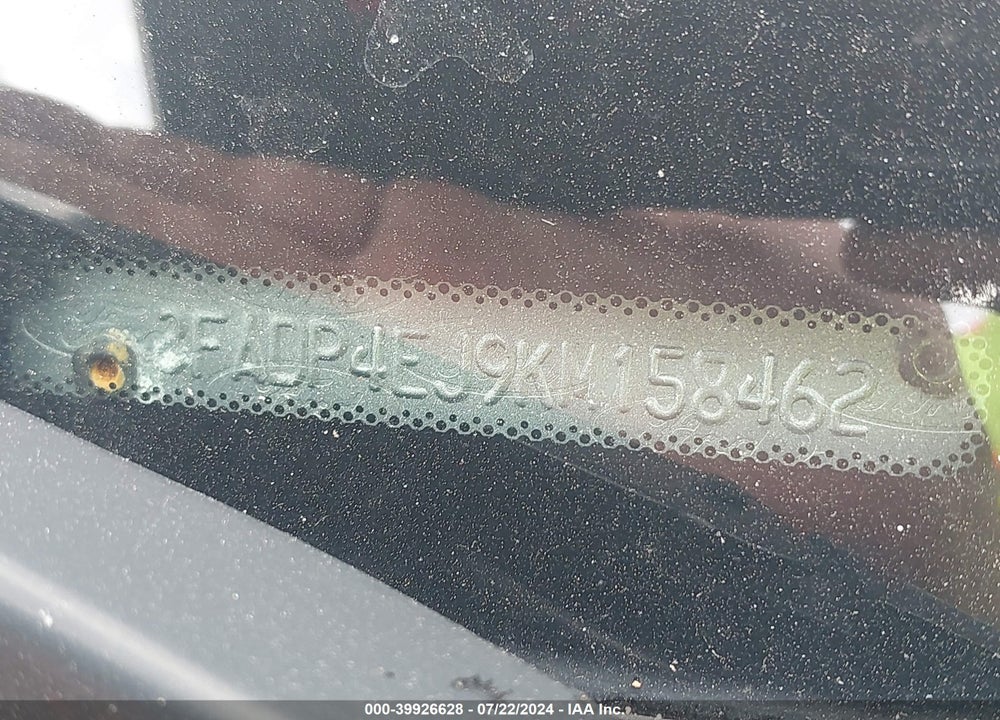 2019 FORD FIESTA SE VIN: 3FADP4EJ9KM158462