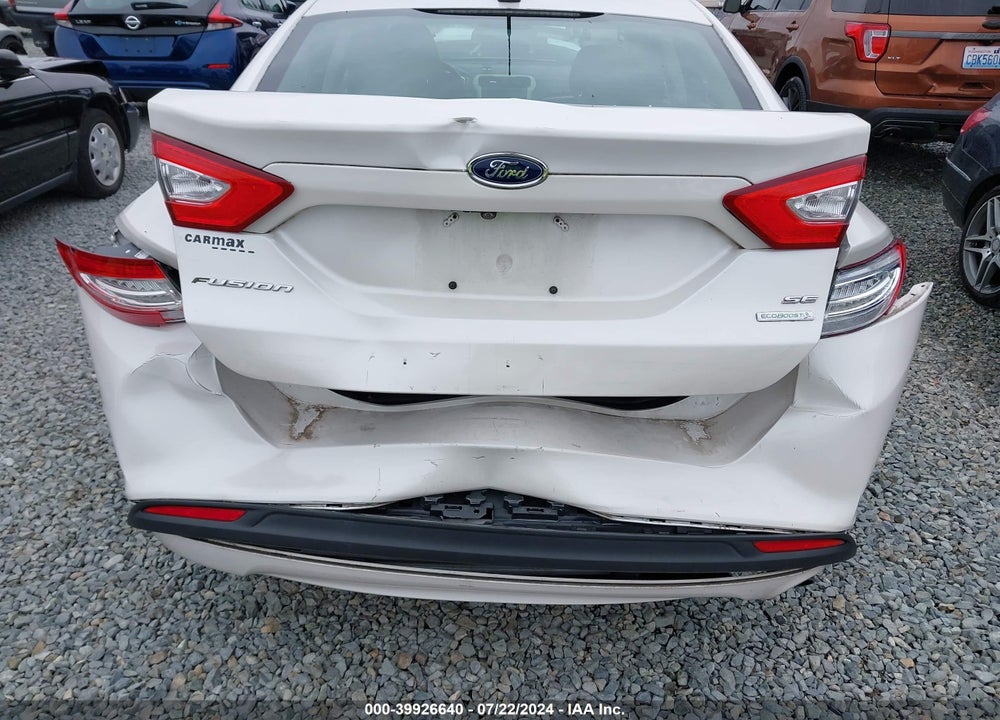 2013 FORD FUSION SE VIN: 3FA6P0HR1DR125979