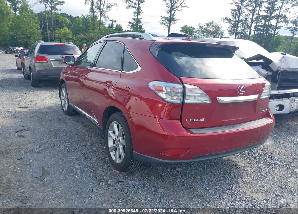 2010 LEXUS RX 350 VIN: JTJBK1BA1A2004298