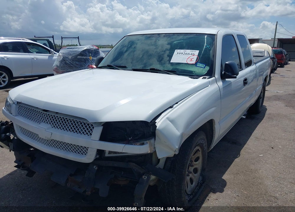 2005 CHEVROLET SILVERADO 1500 WORK TRUCK VIN: 1GCEC19T95Z162308