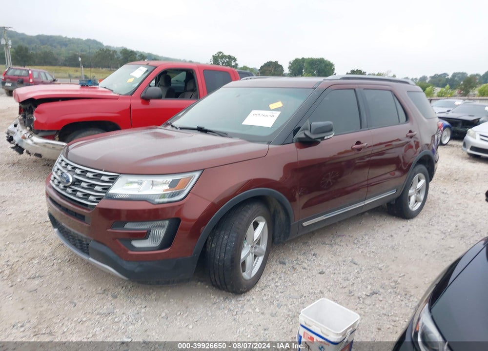 2016 FORD EXPLORER XLT VIN: 1FM5K8D88GGC40571