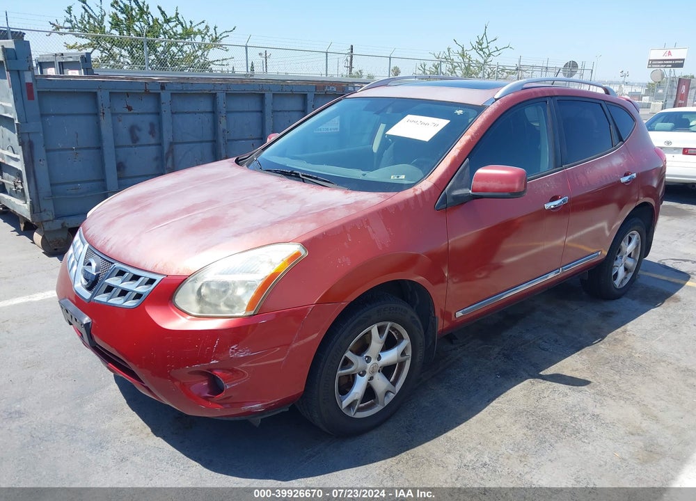 2011 NISSAN ROGUE SV VIN: JN8AS5MT8BW185581