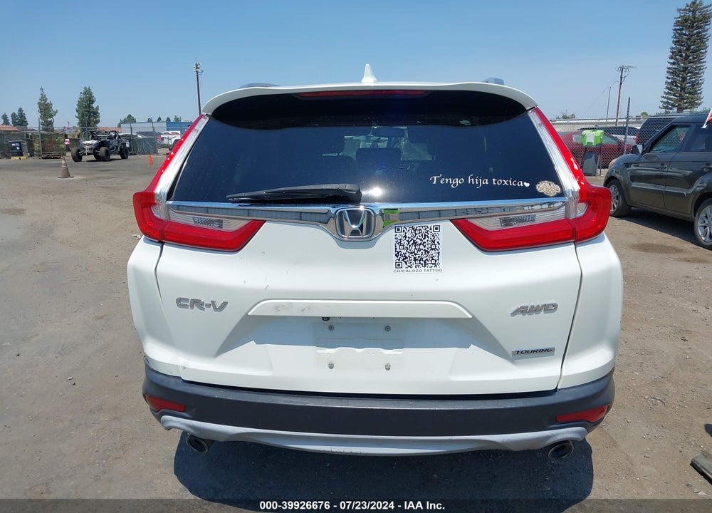 2018 HONDA CR-V TOURING VIN: 2HKRW2H92JH630580