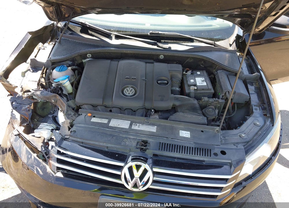 2013 VOLKSWAGEN PASSAT 2.5L SE VIN: 1VWBP7A36DC003721