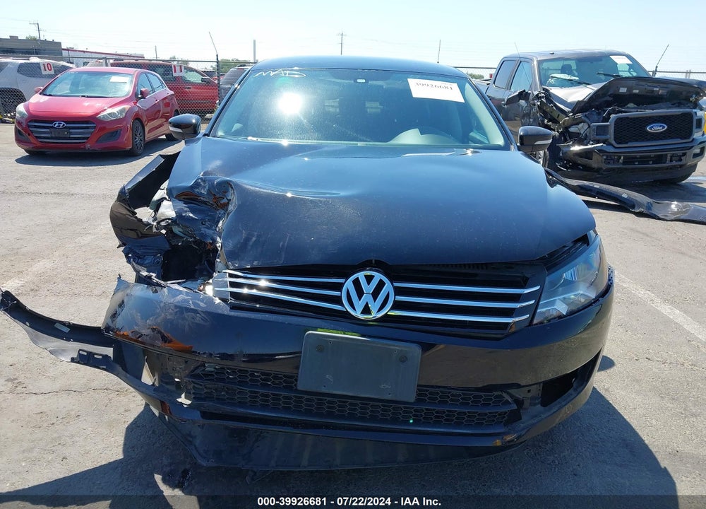2013 VOLKSWAGEN PASSAT 2.5L SE VIN: 1VWBP7A36DC003721