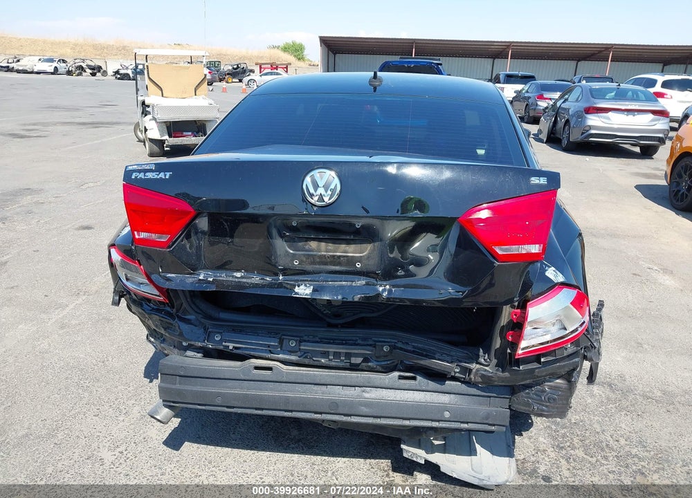 2013 VOLKSWAGEN PASSAT 2.5L SE VIN: 1VWBP7A36DC003721
