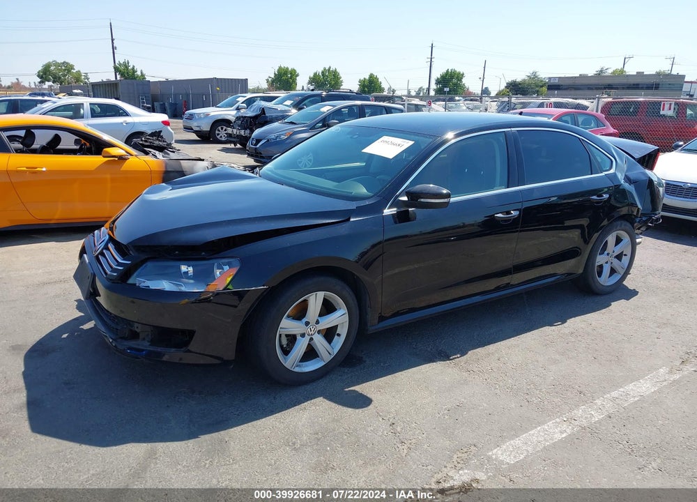2013 VOLKSWAGEN PASSAT 2.5L SE VIN: 1VWBP7A36DC003721