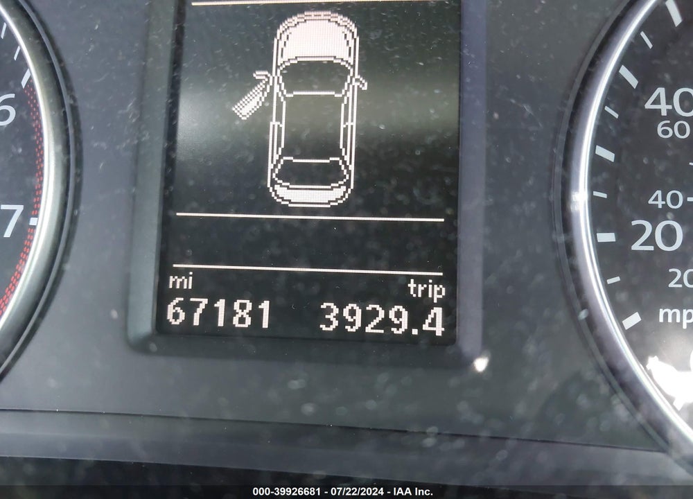 2013 VOLKSWAGEN PASSAT 2.5L SE VIN: 1VWBP7A36DC003721