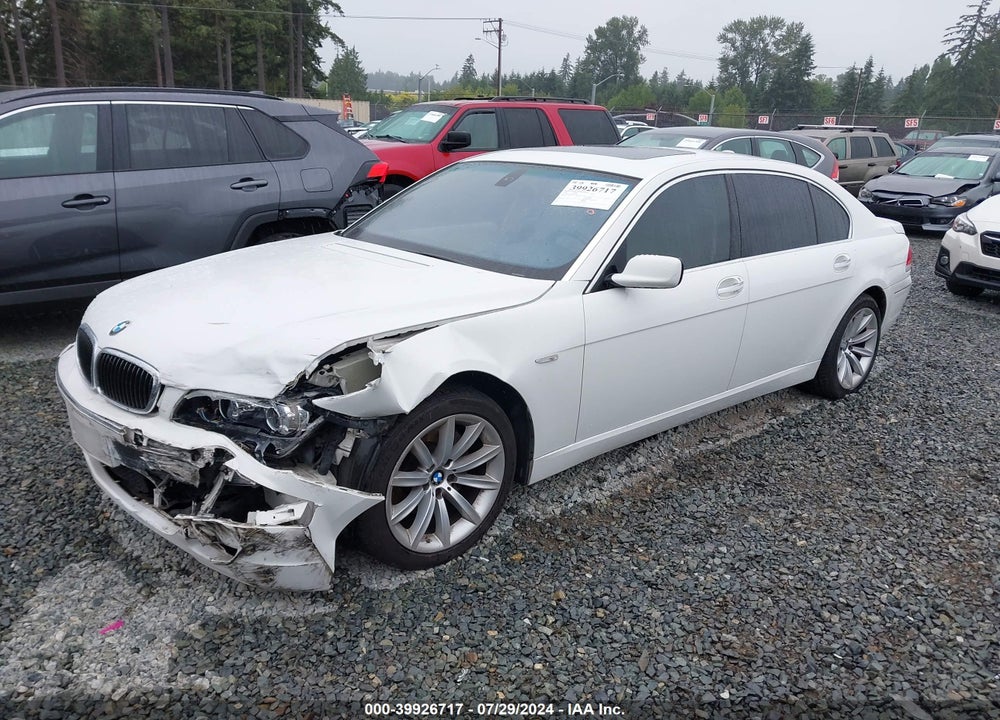2008 BMW 750LI VIN: WBAHN83508DT78671