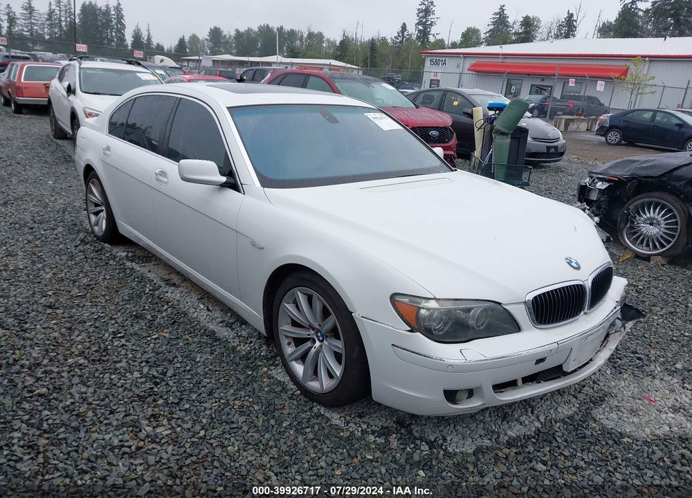 2008 BMW 750LI VIN: WBAHN83508DT78671