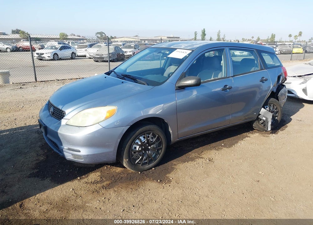 2004 TOYOTA MATRIX STANDARD VIN: 2T1KR32E24C277043