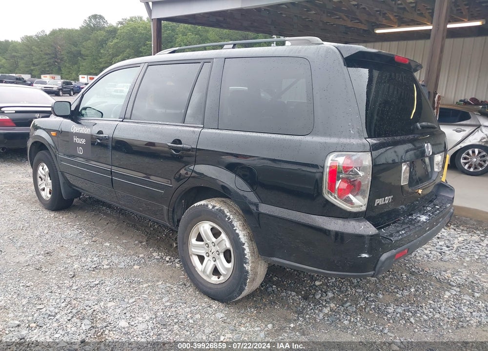 2008 HONDA PILOT VP VIN: 5FNYF18298B016868