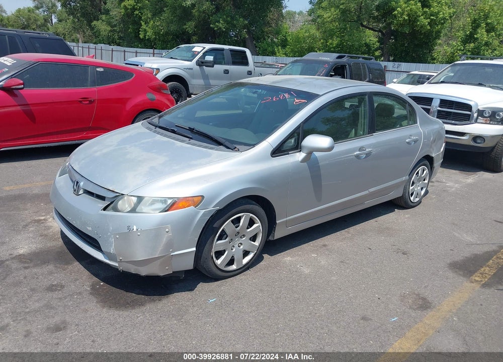 2006 HONDA CIVIC LX VIN: 1HGFA16586L116099