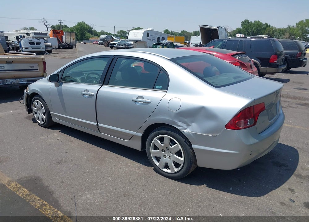 2006 HONDA CIVIC LX VIN: 1HGFA16586L116099