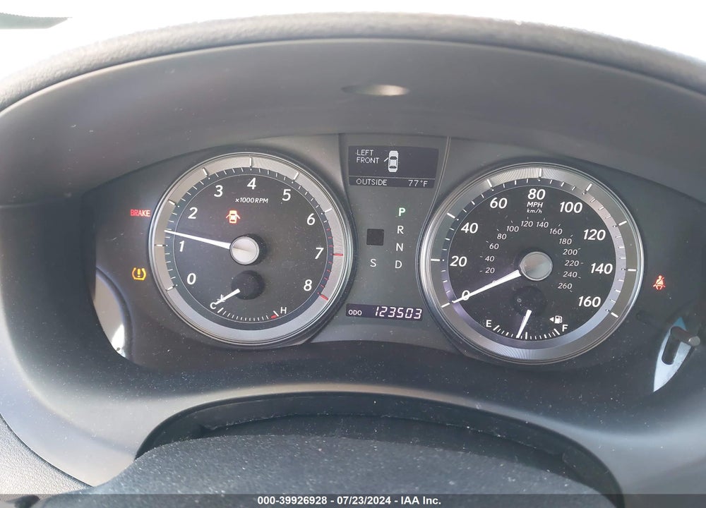 2011 LEXUS ES 350 VIN: JTHBK1EG0B2460277