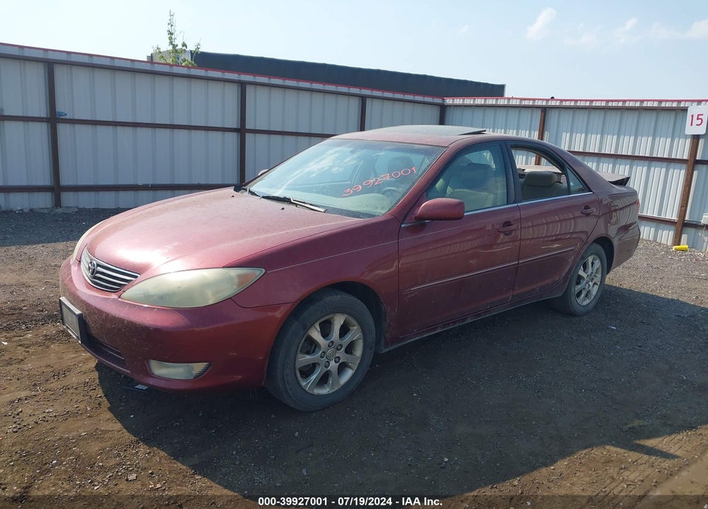 2005 TOYOTA CAMRY XLE V6 VIN: 4T1BF30K35U092954