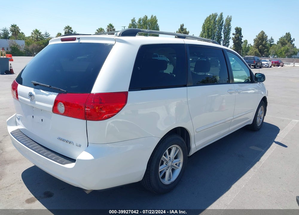 2007 TOYOTA SIENNA LE VIN: 5TDZK23C77S018313