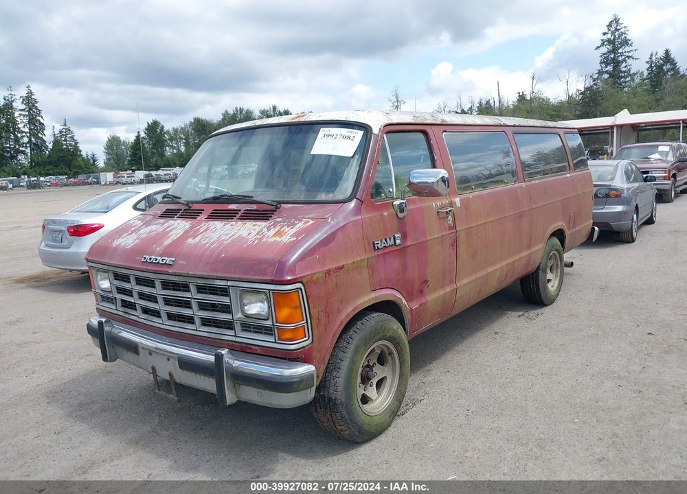 1990 DODGE RAM VAN B350 VIN: 2B6KB31Z9LK778290