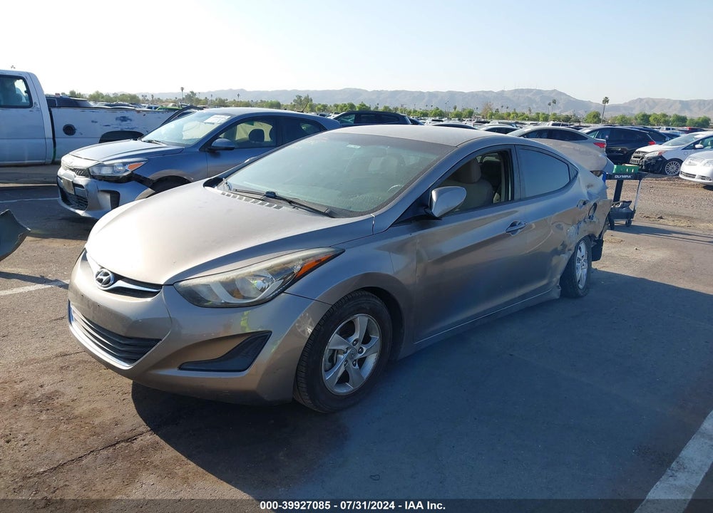 2014 HYUNDAI ELANTRA SE VIN: 5NPDH4AE2EH510792