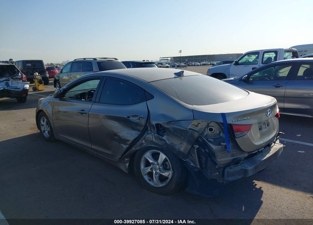 2014 HYUNDAI ELANTRA SE VIN: 5NPDH4AE2EH510792