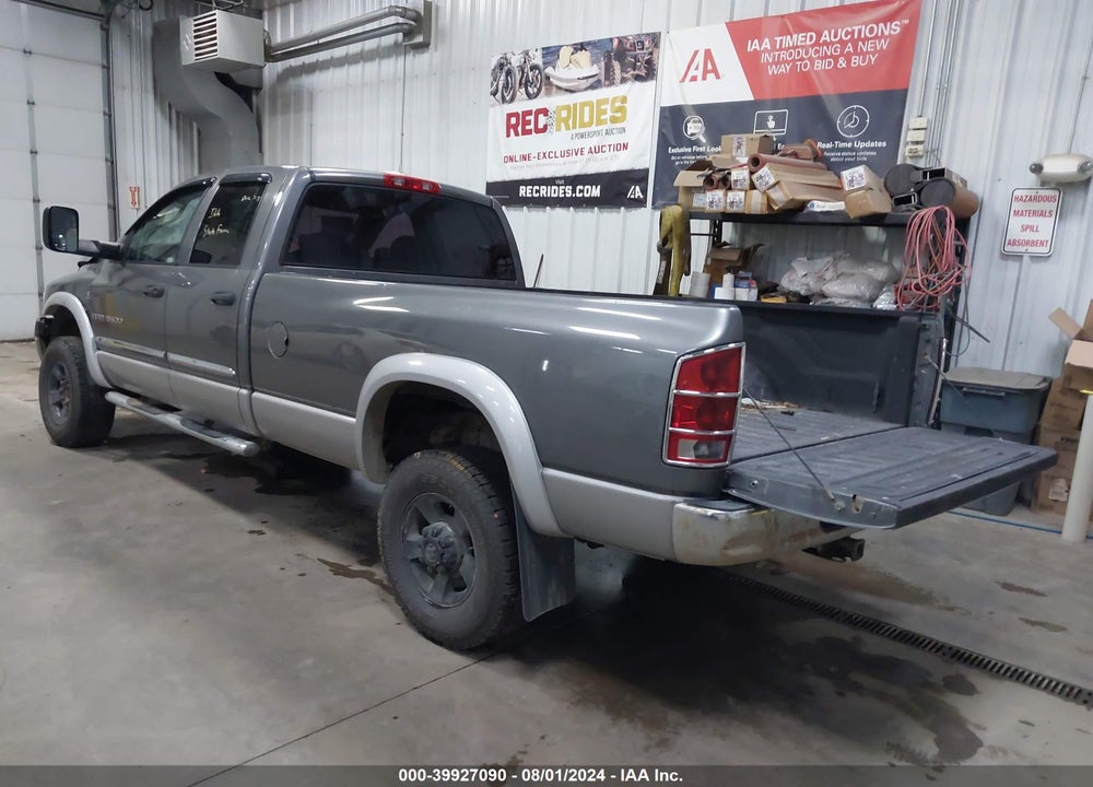 2005 DODGE RAM 3500 SLT/LARAMIE VIN: 3D7LS38C75G709637