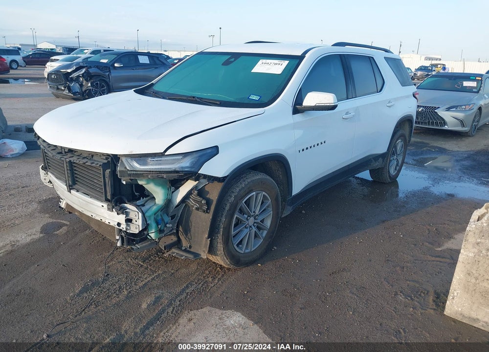 2022 CHEVROLET TRAVERSE FWD LT CLOTH VIN: 1GNERGKW0NJ150723