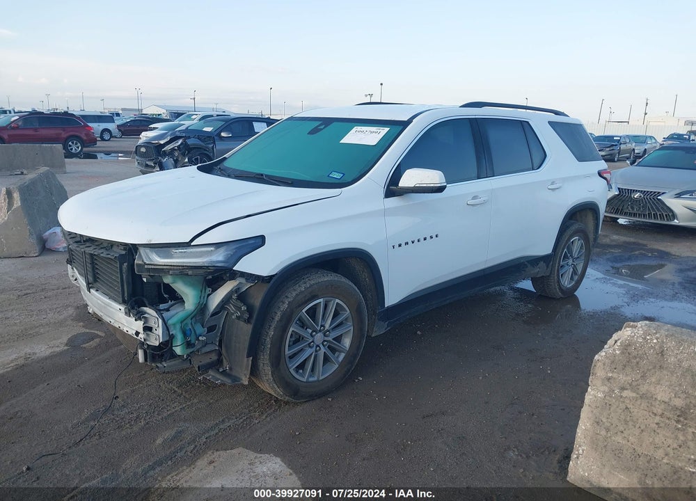 2022 CHEVROLET TRAVERSE FWD LT CLOTH VIN: 1GNERGKW0NJ150723