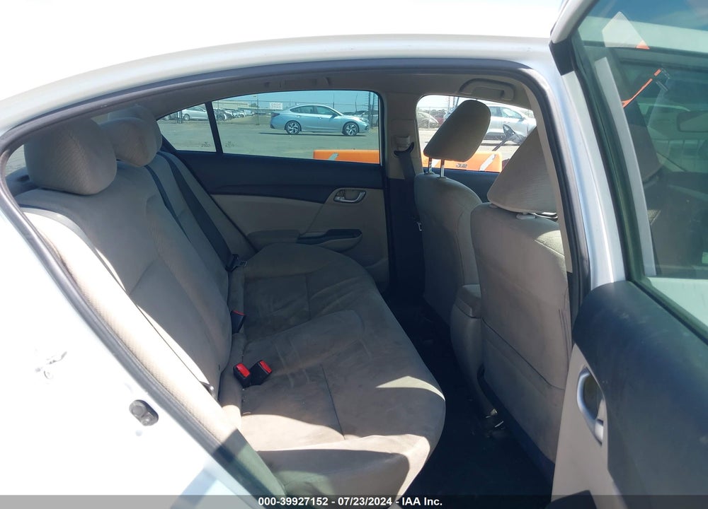 2013 HONDA CIVIC LX VIN: 19XFB2F52DE225777