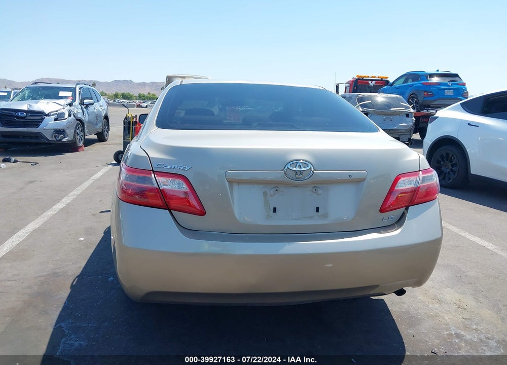 2007 TOYOTA CAMRY LE VIN: 4T1BE46K07U552218