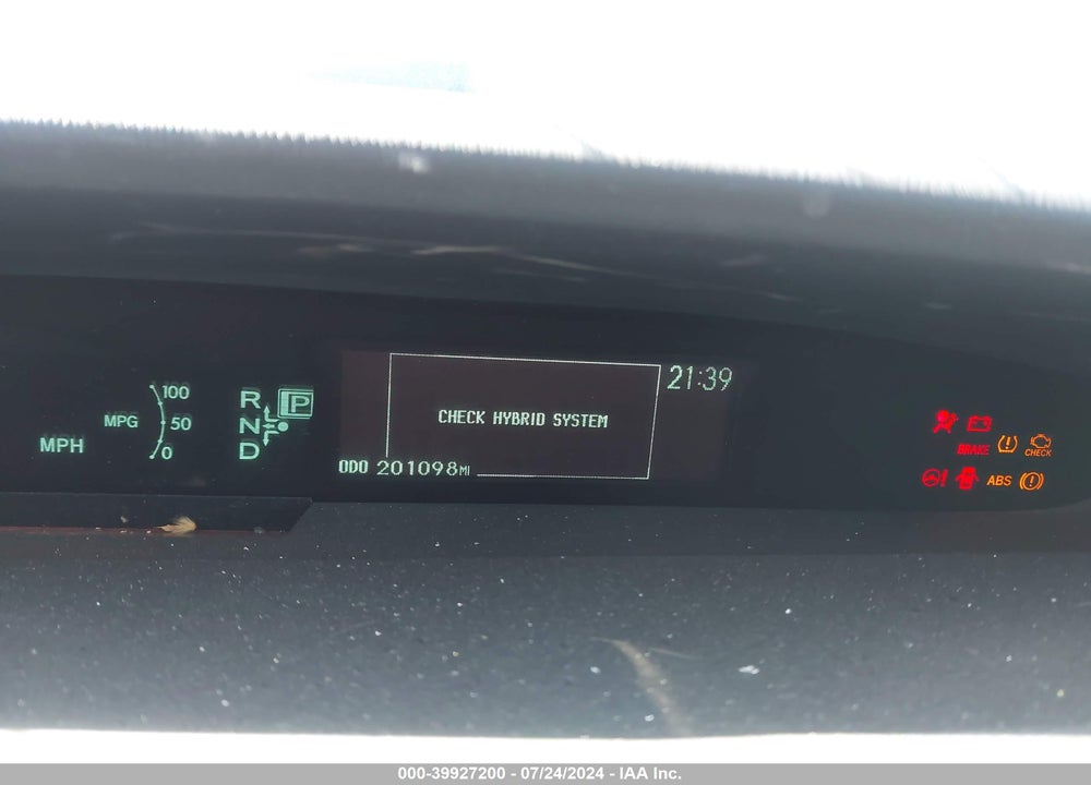 2010 TOYOTA PRIUS II VIN: JTDKN3DU7A0173850
