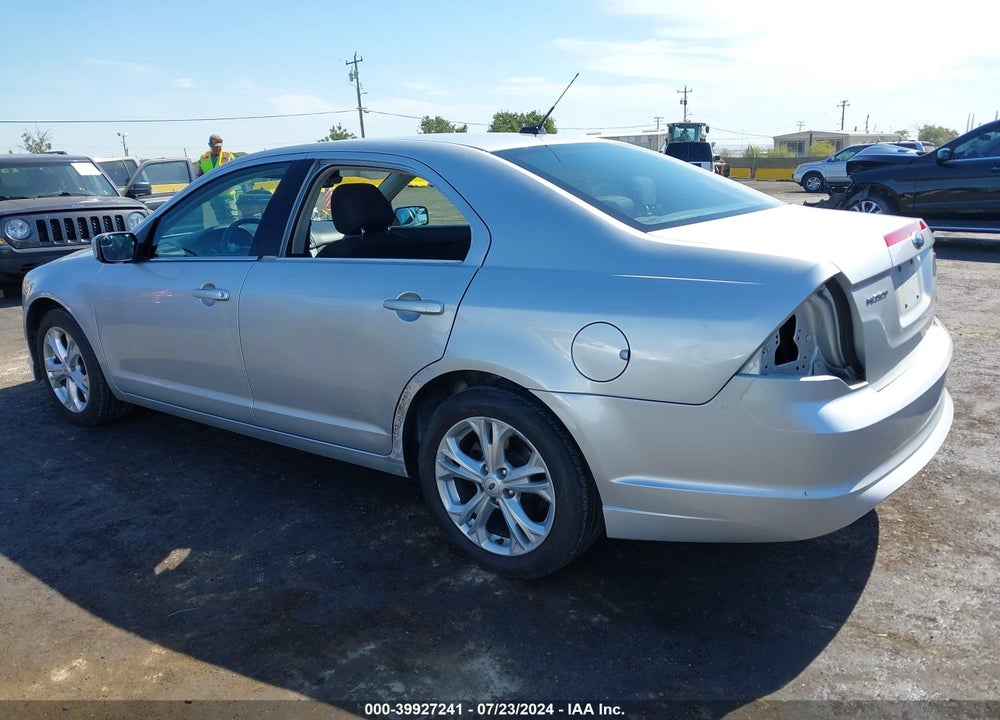 2012 FORD FUSION SE VIN: 3FAHP0HA7CR349596