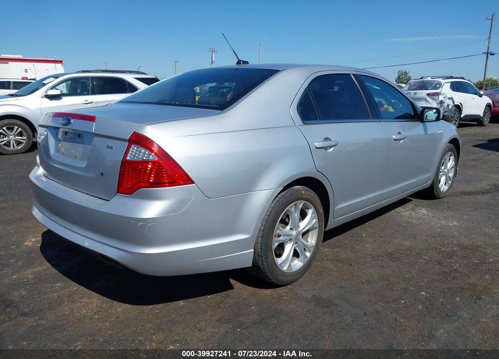 2012 FORD FUSION SE VIN: 3FAHP0HA7CR349596