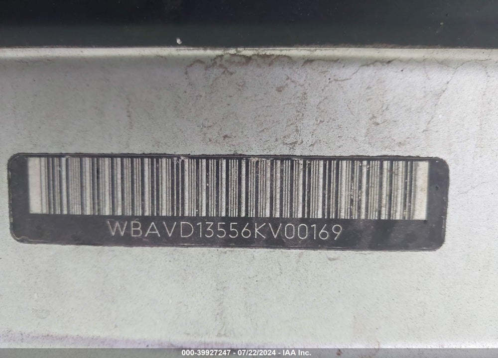 2006 BMW 325XI VIN: WBAVD13556KV00169