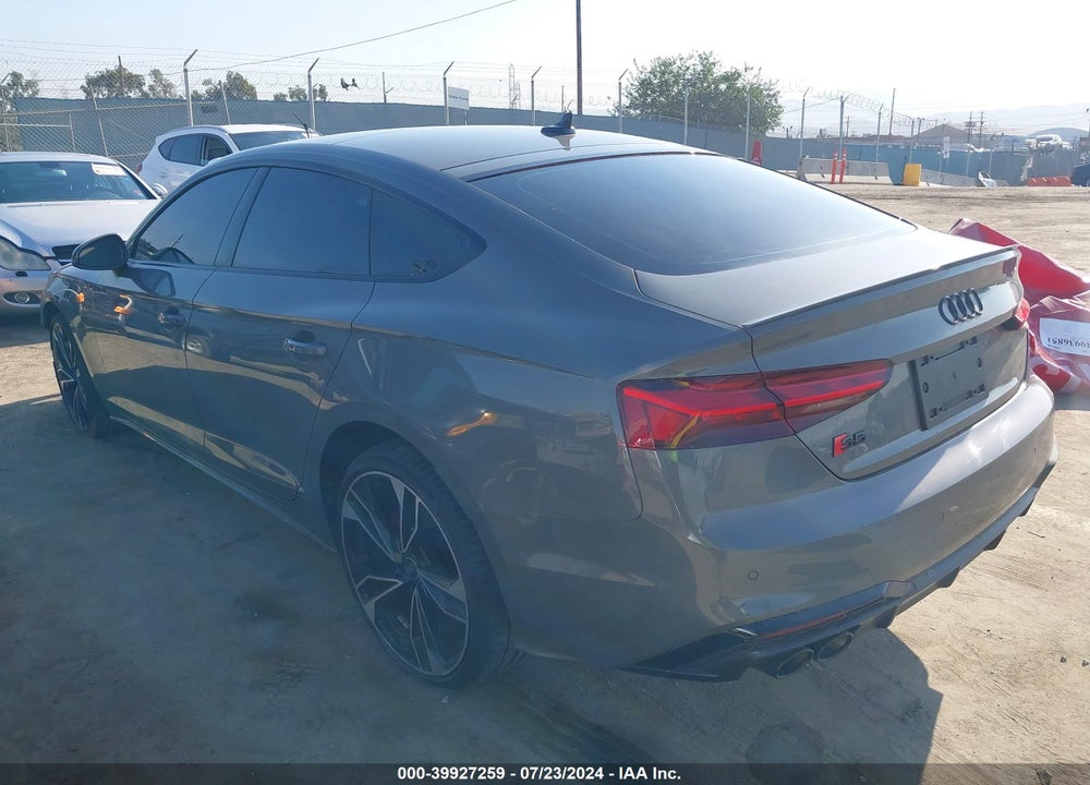 2023 AUDI S5 SPORTBACK PREMIUM PLUS TFSI QUATTRO TIPTRONIC VIN: WAUC4CF51PA050218