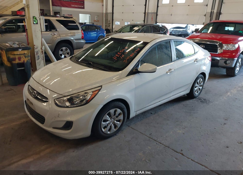 2017 HYUNDAI ACCENT SE VIN: KMHCT4AE8HU319376