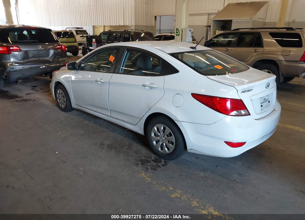 2017 HYUNDAI ACCENT SE VIN: KMHCT4AE8HU319376