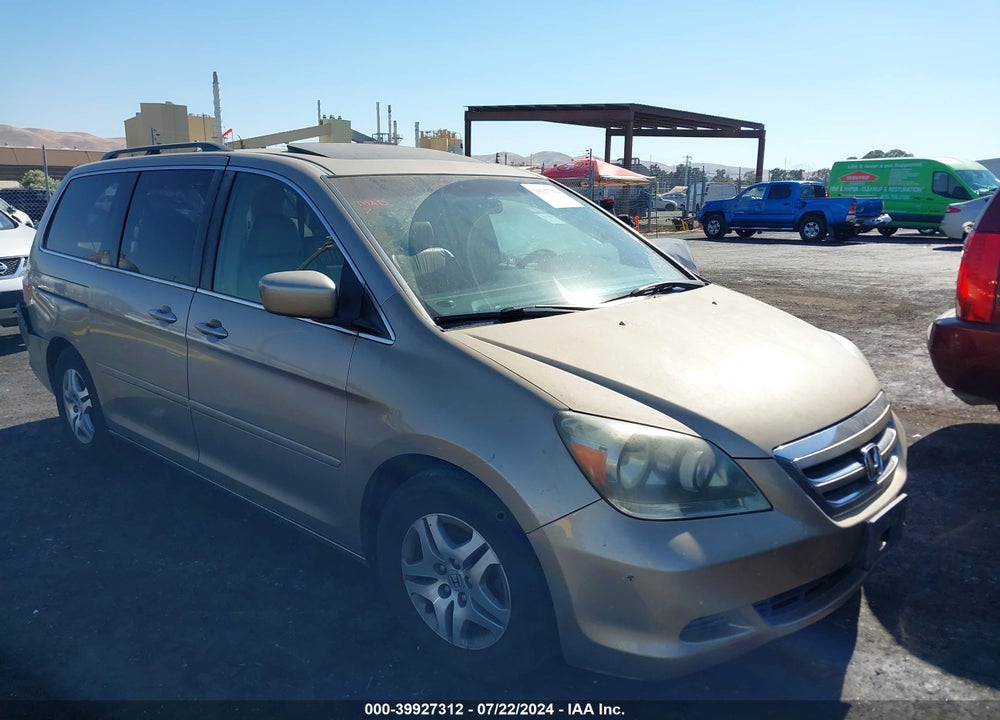 2005 HONDA ODYSSEY EX-L VIN: 5FNRL38765B091124