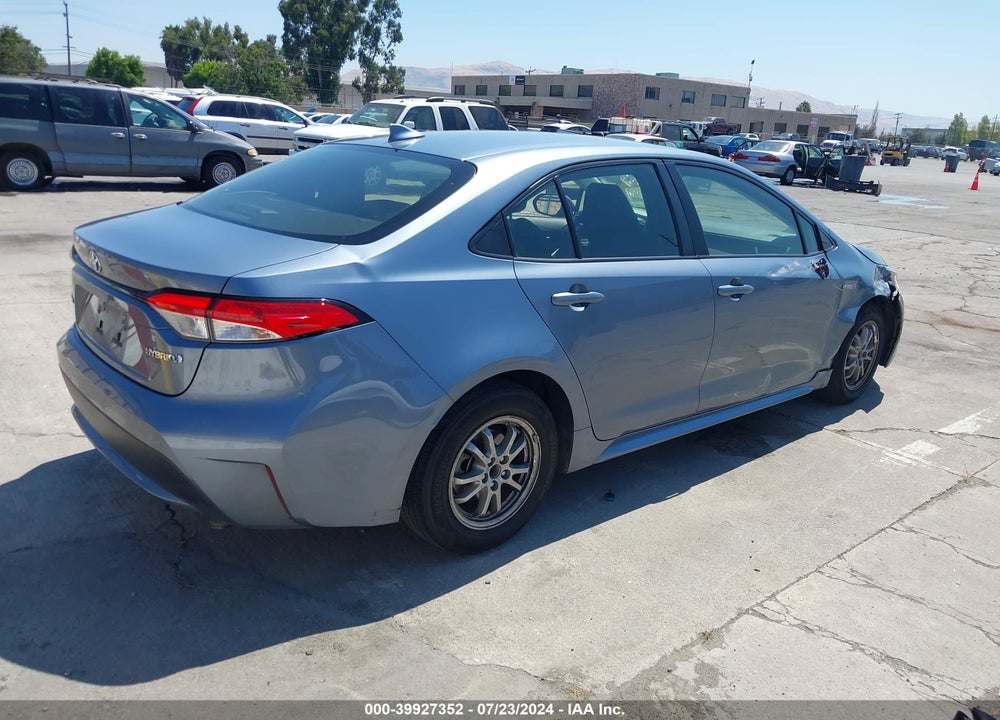 2021 TOYOTA COROLLA HYBRID LE VIN: JTDEAMDE8MJ027446