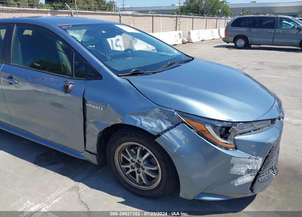 2021 TOYOTA COROLLA HYBRID LE VIN: JTDEAMDE8MJ027446