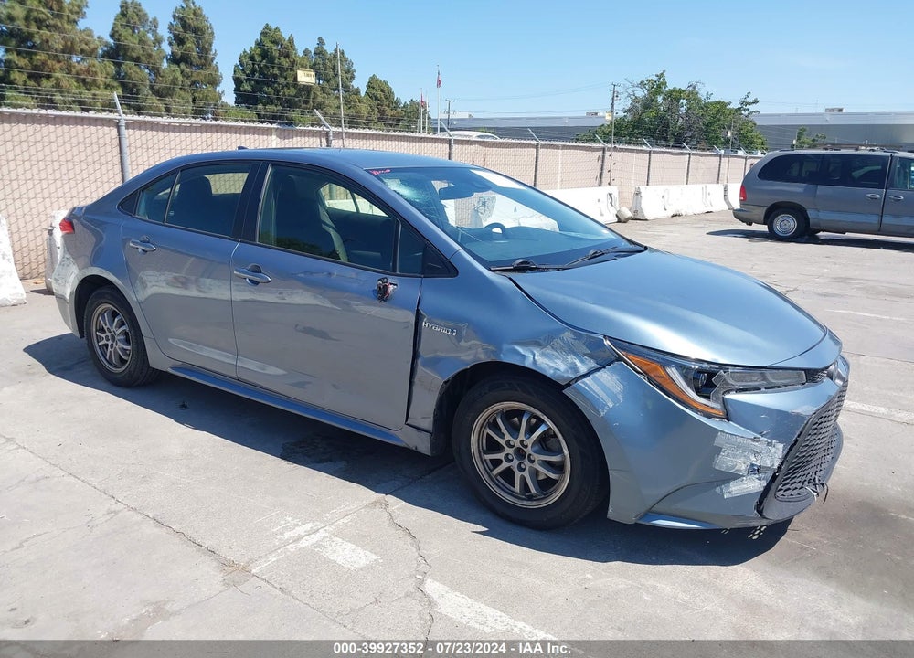 2021 TOYOTA COROLLA HYBRID LE VIN: JTDEAMDE8MJ027446