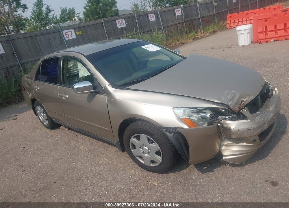 2006 HONDA ACCORD 2.4 LX VIN: 3HGCM56446G707875