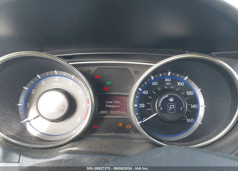 2012 HYUNDAI SONATA GLS VIN: 5NPEB4ACXCH374767
