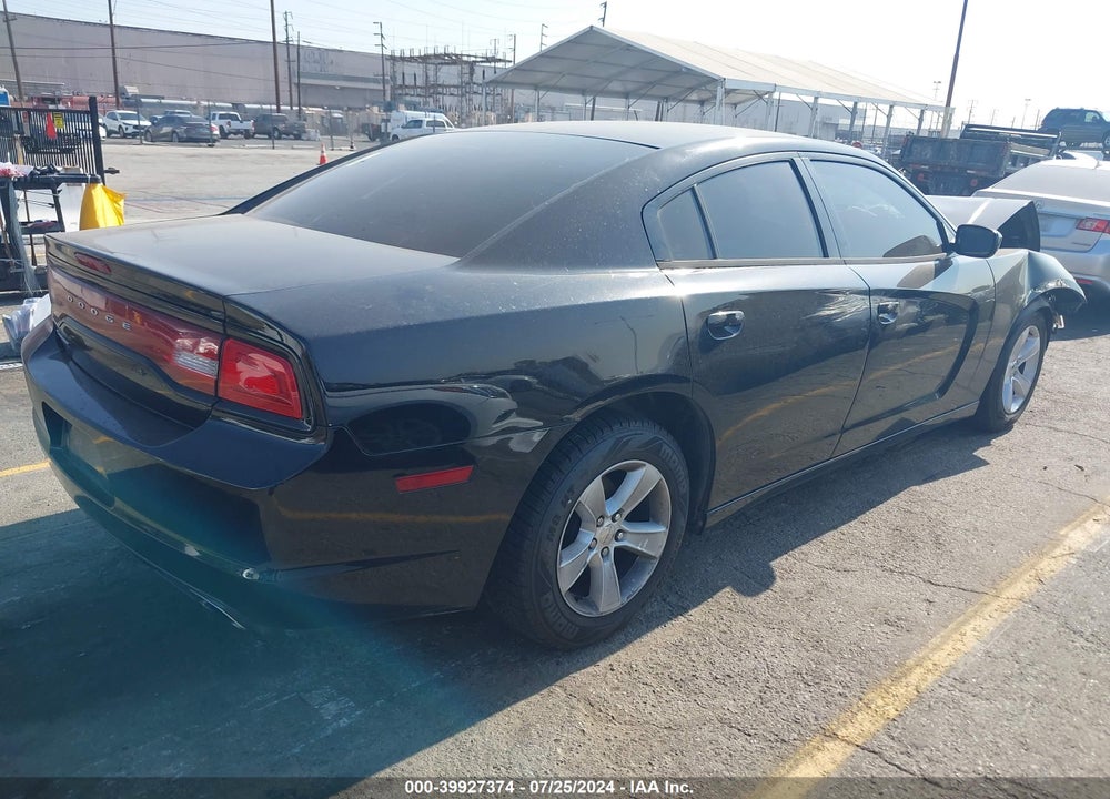 2013 DODGE CHARGER SE VIN: 2C3CDXBG5DH593350