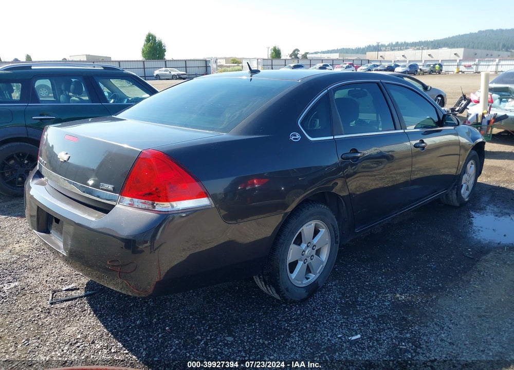2008 CHEVROLET IMPALA LT VIN: 2G1WT58K189264732