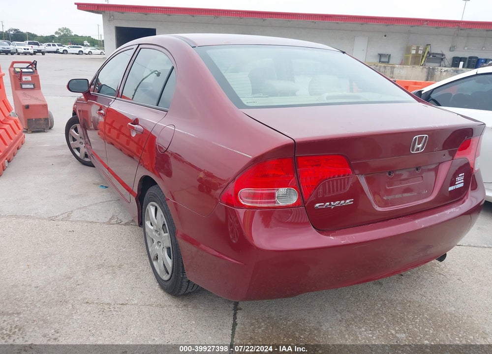2008 HONDA CIVIC LX VIN: 1HGFA16588L028060