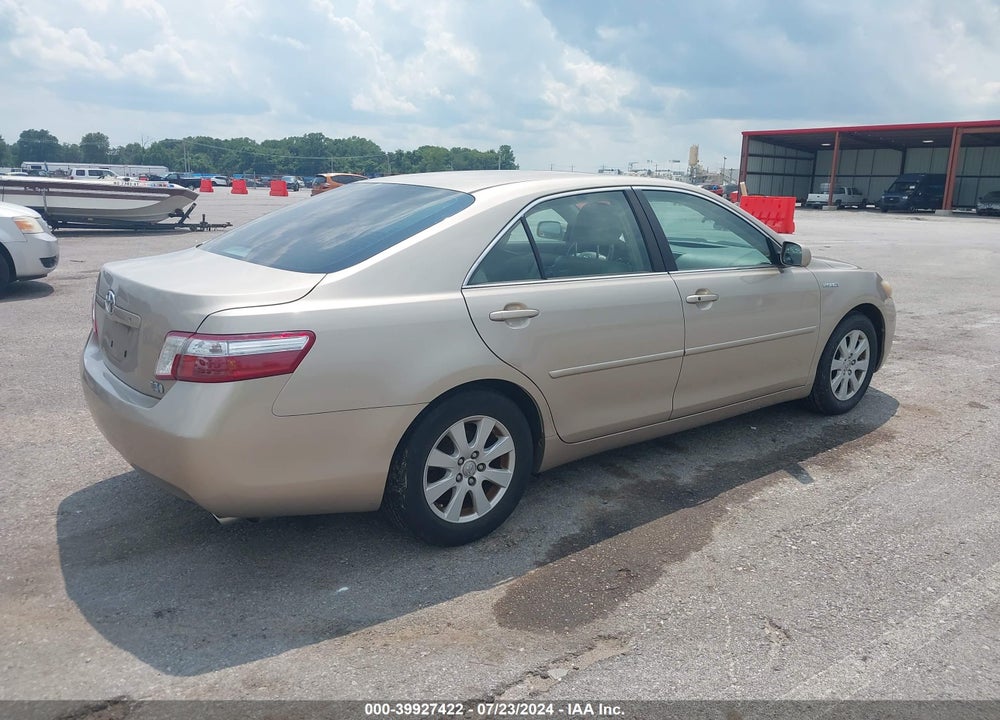 2007 TOYOTA CAMRY HYBRID VIN: 4T1BB46K27U008909