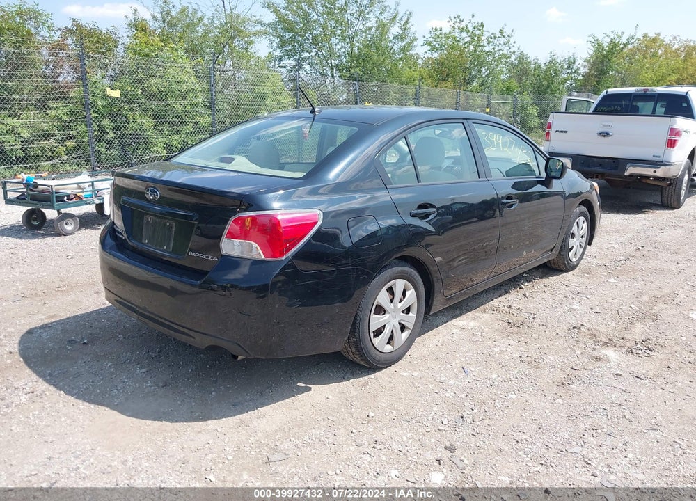 2012 SUBARU IMPREZA 2.0I VIN: JF1GJAA64CH013852