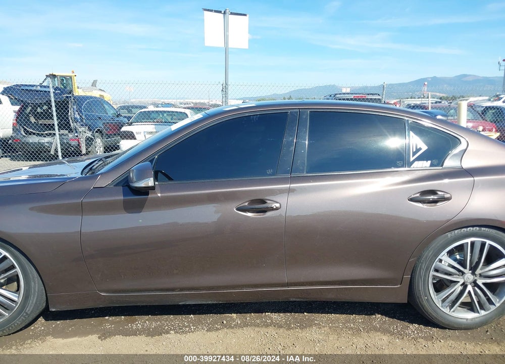 2014 INFINITI Q50 SPORT VIN: JN1BV7AR5EM682389