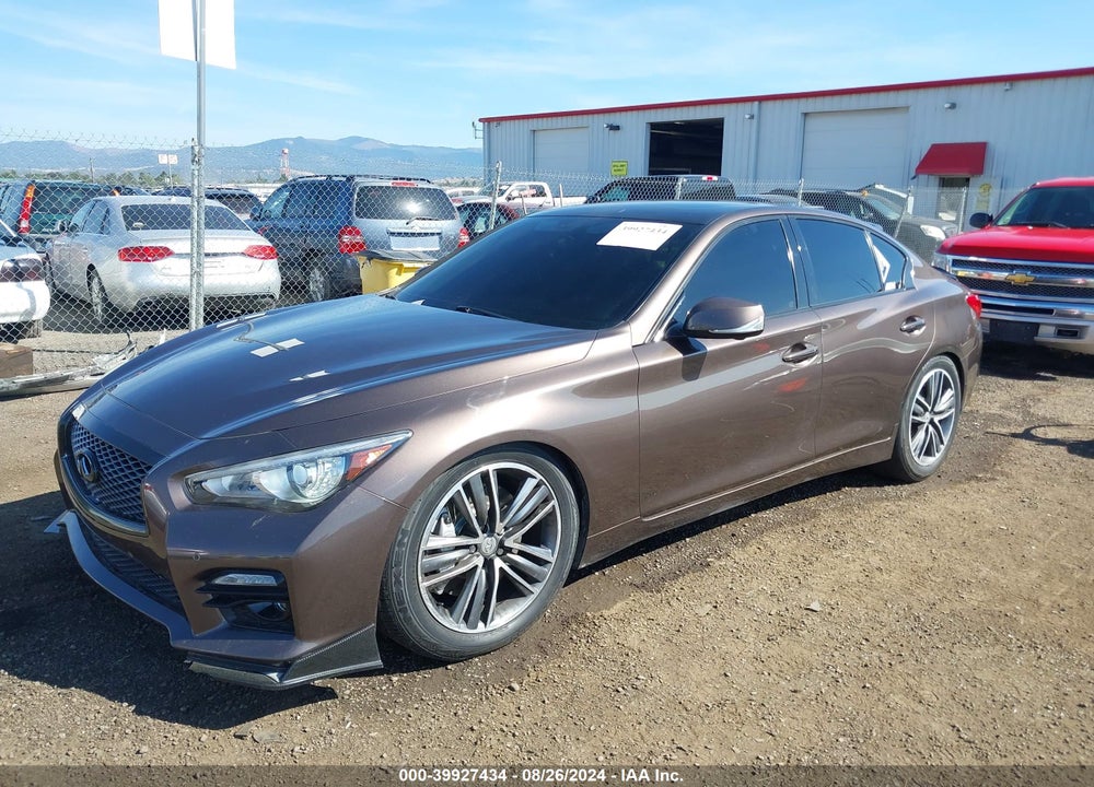 2014 INFINITI Q50 SPORT VIN: JN1BV7AR5EM682389